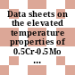 Data sheets on the elevated temperature properties of 0.5Cr-0.5Mo steel for boiler and heat exchanger seamless tubes (STBA 20)