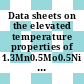 Data sheets on the elevated temperature properties of 1.3Mn0.5Mo0.5Ni steel plates for boilers and other pressure vessels (SBV 2)