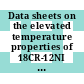 Data sheets on the elevated temperature properties of 18CR-12NI NB stainless steel for boiler and heat exchanger seamless tubes (sus 347 HTB)