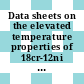 Data sheets on the elevated temperature properties of 18cr-12ni mo stainless steel bars for general application (sus 316-b) : Revised.