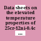 Data sheets on the elevated temperature properties of 25cr-12ni-0.4c steel castings (sch 13)