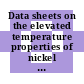 Data sheets on the elevated temperature properties of nickel based 15cr28co4mo2.5ti3al superalloy bars for gas turbine blades.