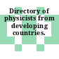 Directory of physicists from developing countries.