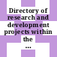 Directory of research and development projects within the Swedish governmental programme for energy research and development. 1978-1980.