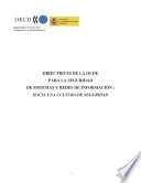 Directrices de la OCDE para la seguridad de sistemas y redes de información [E-Book]: Hacia una cultura de seguridad /