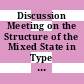 Discussion Meeting on the Structure of the Mixed State in Type II Superconductors : at Jülich April 24 - April 28, 1972 : abstracts of conference papers, list of participants /