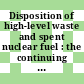Disposition of high-level waste and spent nuclear fuel : the continuing societal and technical challenges [E-Book] /