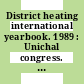 District heating international yearbook. 1989 : Unichal congress. 0024 : Graz, 13.06.89-15.06.89.