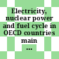 Electricity, nuclear power and fuel cycle in OECD countries main data. 1987.
