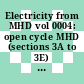 Electricity from MHD vol 0004: open cycle MHD (sections 3A to 3E) : Symposium on magnetohydrodynamic electrical power generation: proceedings : Warszawa, 24.07.68-30.07.68
