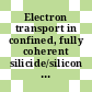 Electron transport in confined, fully coherent silicide/silicon systems (ETICS)