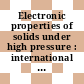 Electronic properties of solids under high pressure : international conference : Abstracts : European High Pressure Research Group : annual meeting. 0013 : Leuven, 01.09.75-05.09.75.