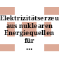 Elektrizitätserzeugung aus nuklearen Energiequellen für Sonderzwecke : Symposium : Düsseldorf, 1971