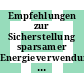 Empfehlungen zur Sicherstellung sparsamer Energieverwendung beim Betrieb technischer Anlagen in öffentlichen Gebäuden (EmSiEnergie 1979)