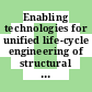 Enabling technologies for unified life-cycle engineering of structural components / [E-Book]
