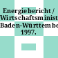 Energiebericht / Wirtschaftsministerium Baden-Württemberg. 1997.