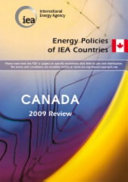 Energy Policies of IEA Countries: Canada 2009 [E-Book] /