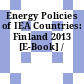 Energy Policies of IEA Countries: Finland 2013 [E-Book] /