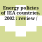 Energy policies of IEA countries. 2002 : review /