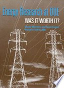 Energy research at DOE : wasit worth it? : energy efficiency and fossil energy research 1978 to 2000 /