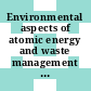 Environmental aspects of atomic energy and waste management : United Nations International Conference on the Peaceful Uses of Atomic Energy : 0003: proceedings. 14 : Geneve, 31.08.1964-09.09.1964