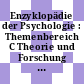 Enzyklopädie der Psychologie : Themenbereich C Theorie und Forschung . Serie 2 Kognition