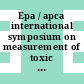 Epa / apca international symposium on measurement of toxic and related air pollutants. 1988: proceedings : Research-Triangle-Park, NC, 02.05.88-04.05.88.