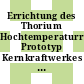 Errichtung des Thorium Hochtemperaturreaktor Prototyp Kernkraftwerkes mit 300 MW elektrische Leistung (THTR-300) : Berichtszeitraum: 1.7.1984 - 30.6.1986.