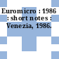 Euromicro : 1986 : short notes : Venezia, 1986.