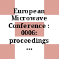 European Microwave Conference : 0006: proceedings : Roma, 14.09.1976-17.09.1976.