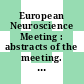 European Neuroscience Meeting : abstracts of the meeting. 0004 : Brighton, 16.09.80-19.09.80.