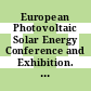 European Photovoltaic Solar Energy Conference and Exhibition. 17 : book of abstracts : ICM International Congress Centre, Munich, Germany, 22-26 October 2001 /