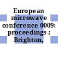 European microwave conference 0009: proceedings : Brighton, 17.09.1979-20.09.1979.