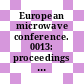 European microwave conference. 0013: proceedings : Nürnberg, 05.09.1983-08.09.1983.