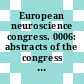 European neuroscience congress. 0006: abstracts of the congress : Malaga, 05.09.82-10.09.82.