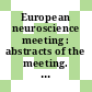 European neuroscience meeting : abstracts of the meeting. 0002 : Firenze, 04.09.78-09.09.78.
