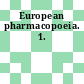 European pharmacopoeia. 1.