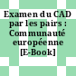 Examen du CAD par les pairs : Communauté européenne [E-Book] /