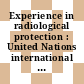 Experience in radiological protection : United Nations international conference on the peaceful uses of atomic energy 0002: proceedings . 23 : Geneve, 01.09.58-13.09.58