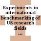 Experiments in international benchmarking of US research fields / [E-Book]