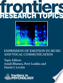 Expression of emotion in music and vocal communication [E-Book] /
