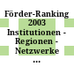 Förder-Ranking 2003 Institutionen - Regionen - Netzwerke : DFG-Bewilligungen und weitere Basisdaten öffentlich geförderter Forschung /