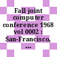 Fall joint computer conference 1968 vol 0002 : San-Francisco, CA, 09.12.68-11.12.68.