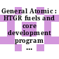 General Atomic : HTGR fuels and core development program : Quarterly progress report for the period ending 31.8.1975.