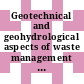 Geotechnical and geohydrological aspects of waste management : Annual symposium on geotechnical and geohydrological aspects of waste management. 0008: proceedings : Fort-Collins, CO, 05.02.86-07.02.86.