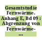 Gesamtstudie Fernwärme. Anhang E, Bd 09 : Abgrenzung von Fernwärme- und Gasversorgung, Untergrenze.