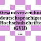 Gesamtverzeichnis deutschsprachiger Hochschulschriften (GVH) 1966 - 1980 . Vol 0027 : Register: Bri - Dnr.
