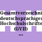 Gesamtverzeichnis deutschsprachiger Hochschulschriften (GVH) 1966 - 1980 . Vol 0033 : Register: Lec - Mig.
