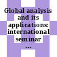 Global analysis and its applications: international seminar course: lectures. vol 0003 : Trieste, 04.07.72-25.08.72.