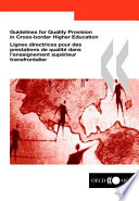 Guidelines for Quality Provision in Cross-border Higher Education [E-Book] /